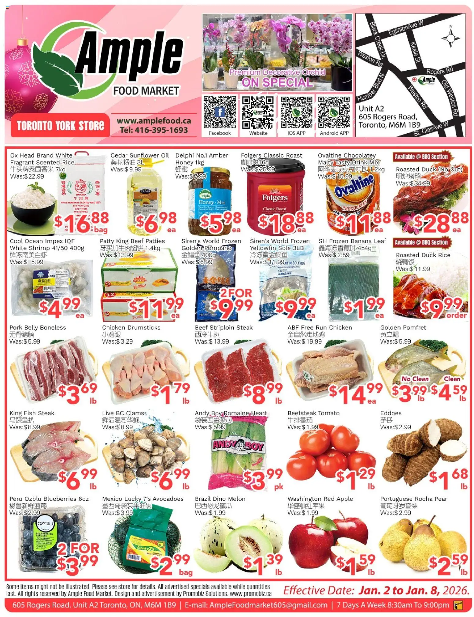 Preview of leaflet Weekly flyer Toronto York from shop Ample Food Market is valid from Jan 02, 2026