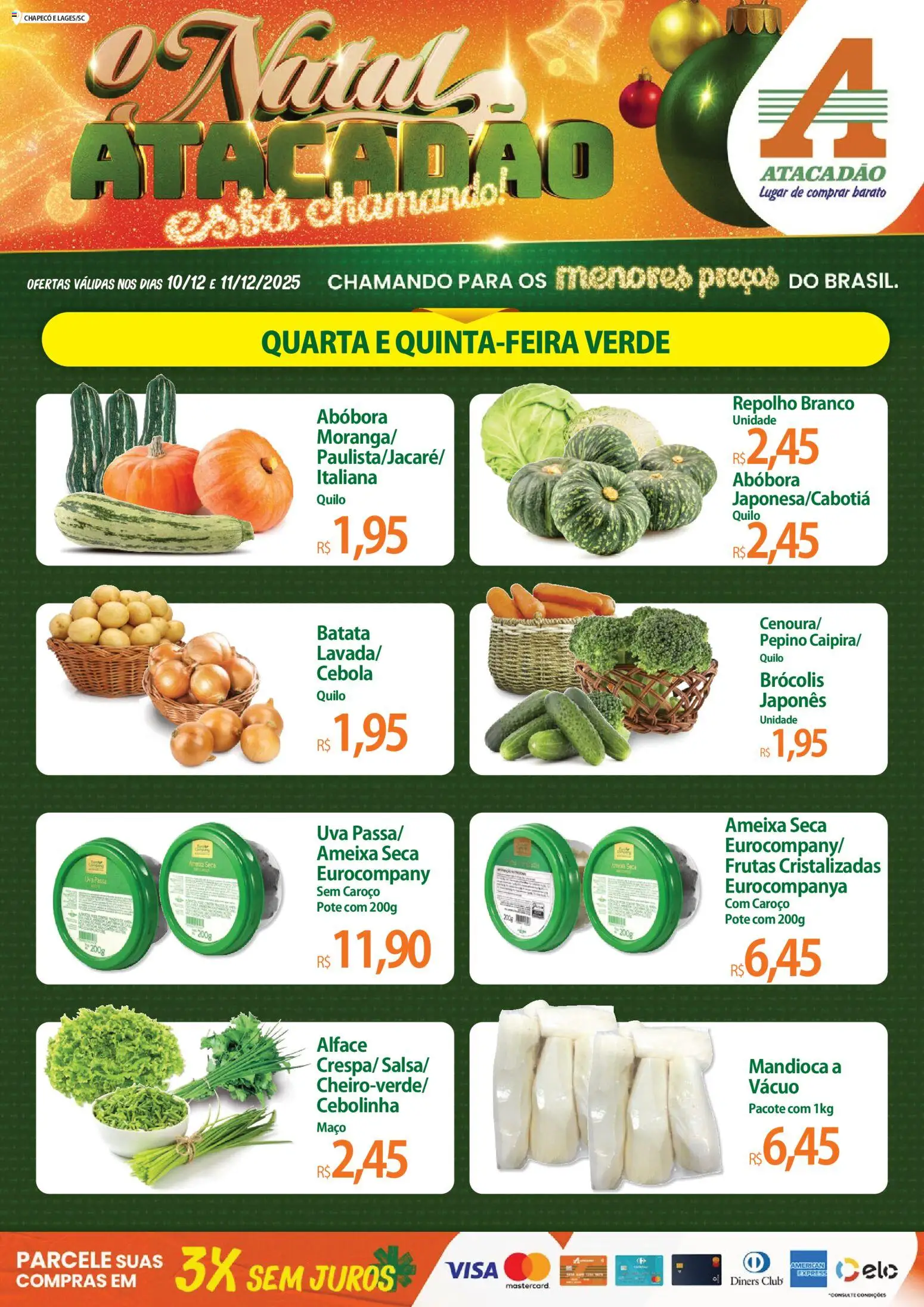 Pré-Visualização do folheto "Ofertas - SC" da loja Atacadão válido a partir de 10/12/2025