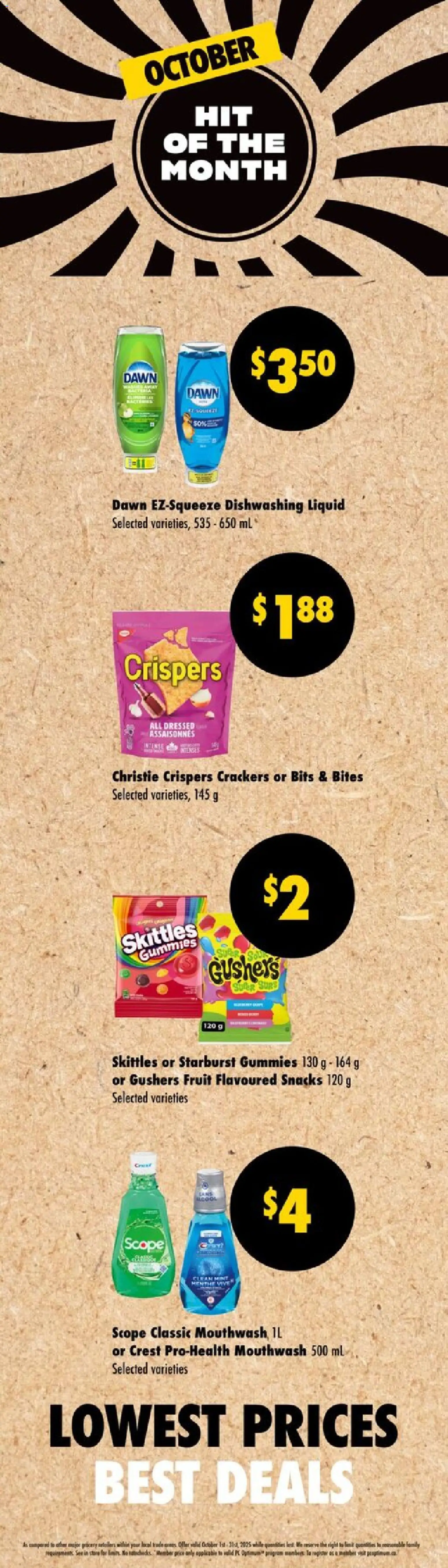 Preview of leaflet Weekly flyer / circulaire from shop Wholesale Club is valid from Oct 23, 2025