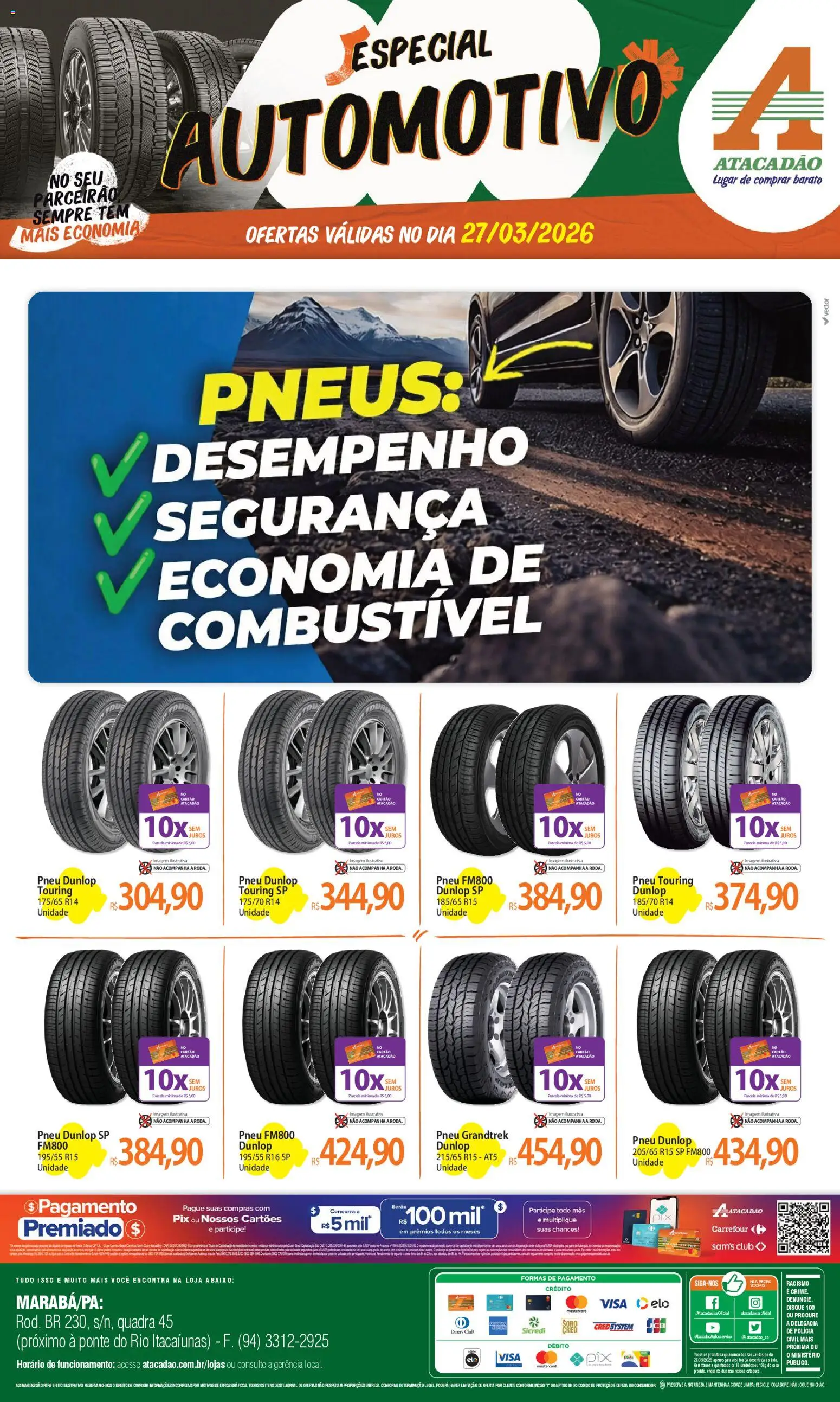 Pré-Visualização do folheto "Atacadão ofertas - PA" da loja Atacadão válido a partir de 27/03/2026