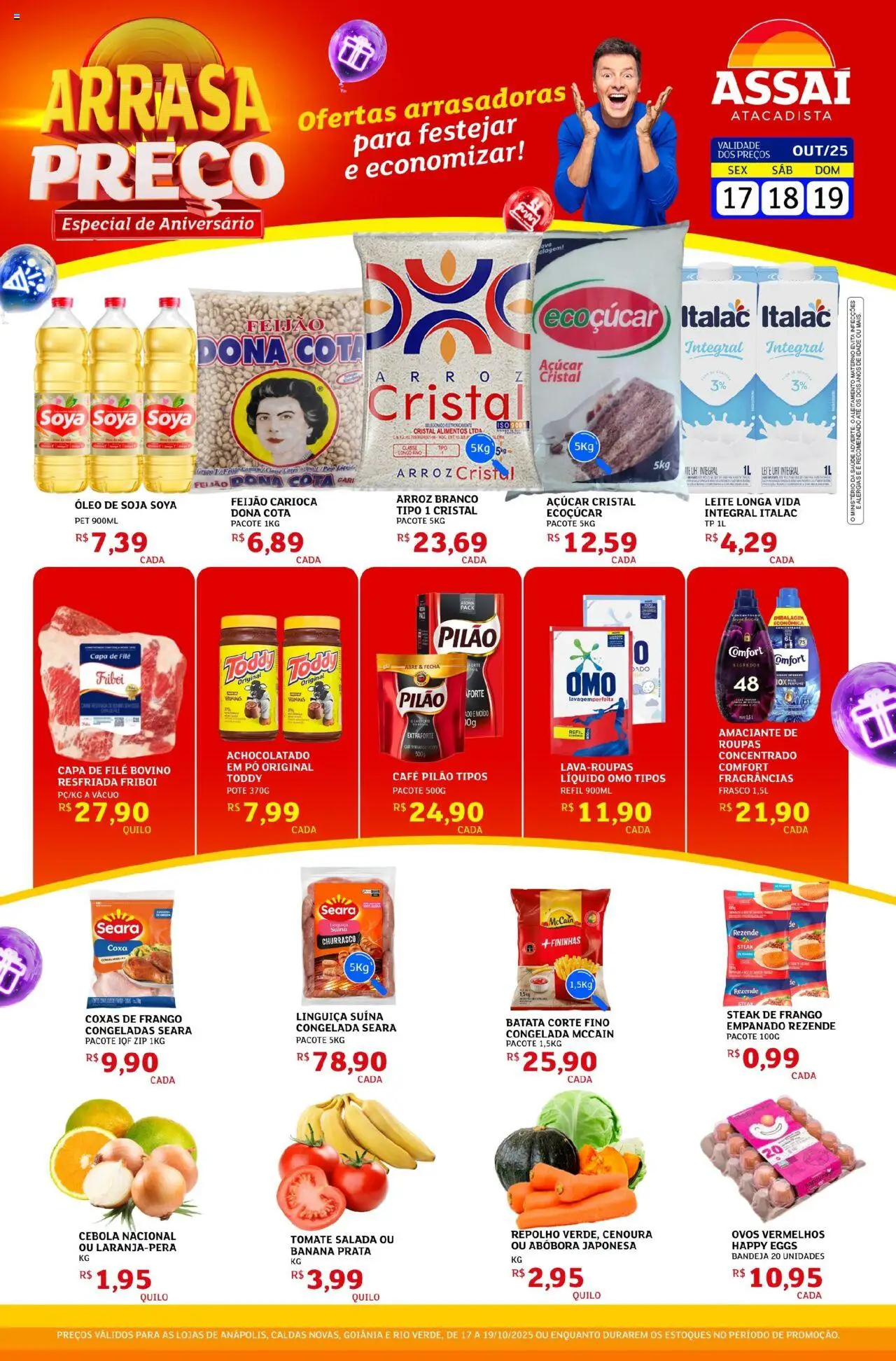 Assaí Atacadista folheto "Encarte - GO" válido a partir de 17/10/2025 - número de página 1