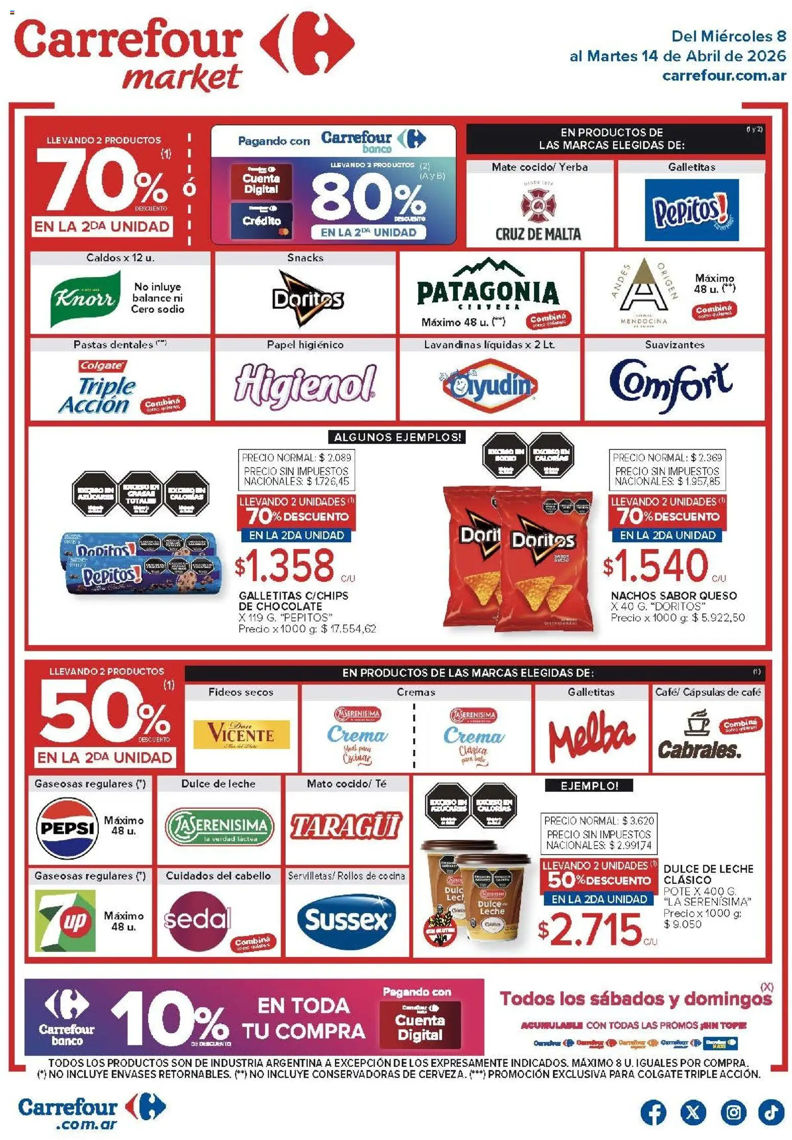 Vista previa del folleto de la tienda Carrefour Market válido desde el 08/04/2026 