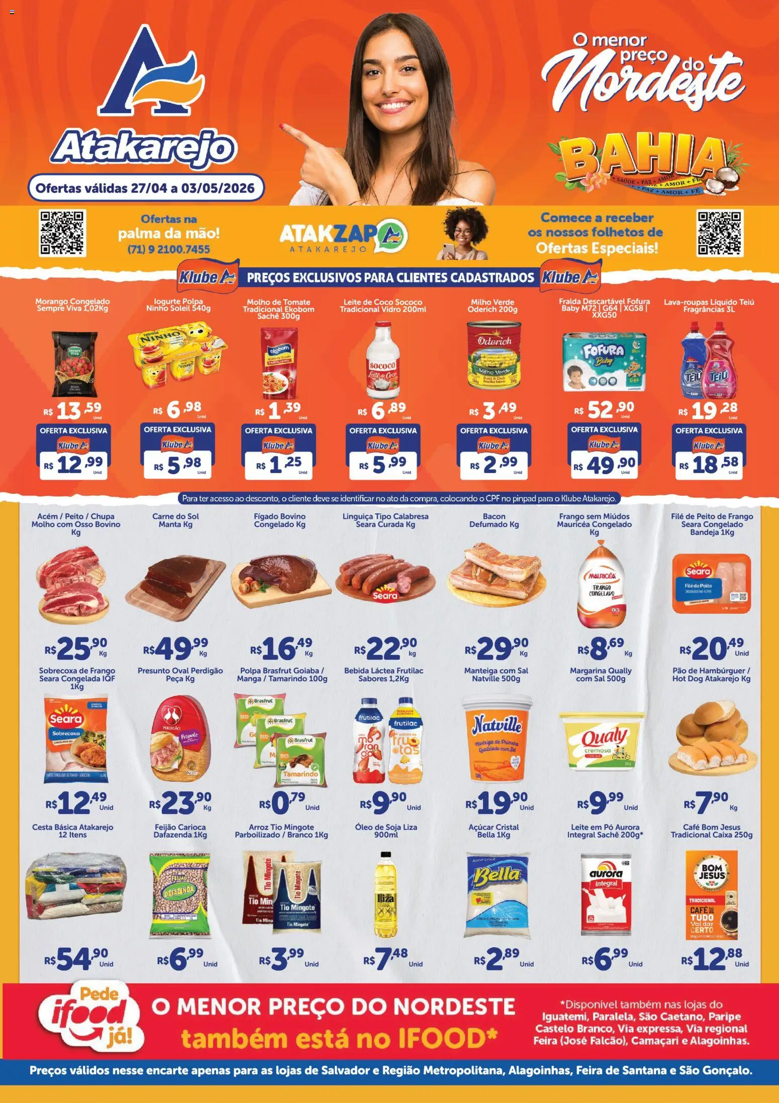 Pré-Visualização do folheto "Atakarejo ofertas" da loja Atakarejo válido a partir de 27/04/2026