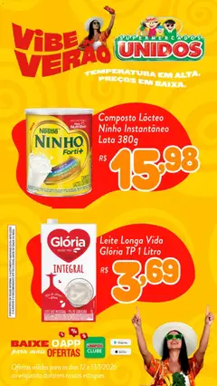 Pré-Visualização do folheto "Ofertas da semana" da loja Supermercados Unidos válido a partir de 12/01/2026