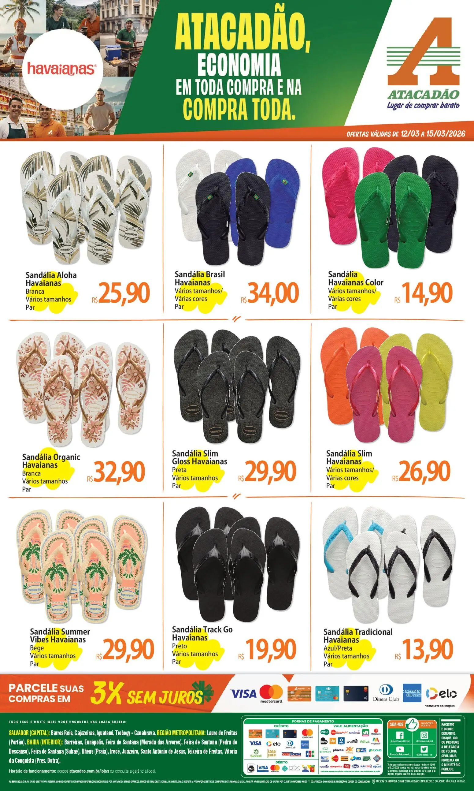 Pré-Visualização do folheto "Atacadão ofertas - BA" da loja Atacadão válido a partir de 12/03/2026