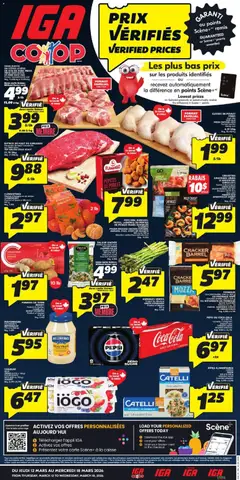 Preview of leaflet IGA weekly flyer / circulaire from shop IGA is valid from Mar 12, 2026