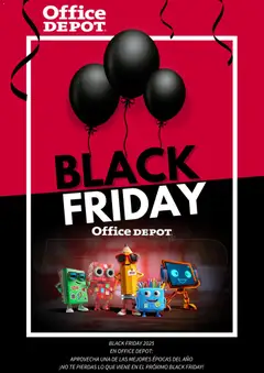 Vista previa las ofertas de la tienda Office Depot - Black Friday aviso desde el 18/11/2025 