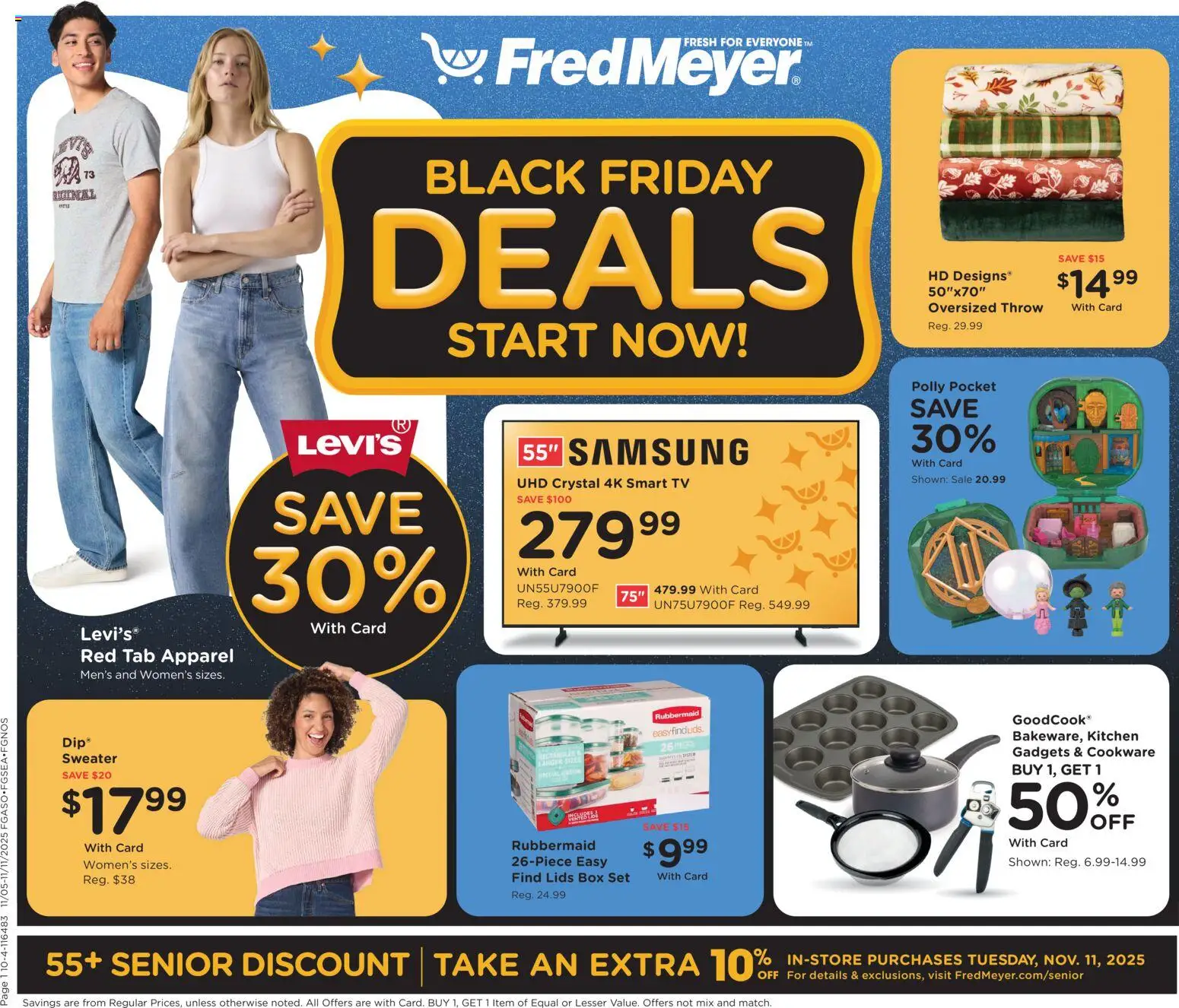 Ad Preview of Fred Meyer Black Friday Deals from 11/05/2025