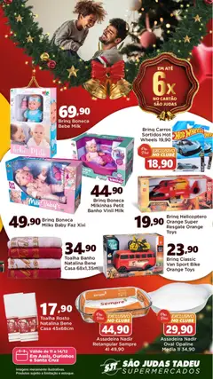 Pré-Visualização do folheto "Ofertas de Natal" da loja São Judas Tadeu válido a partir de 11/12/2025