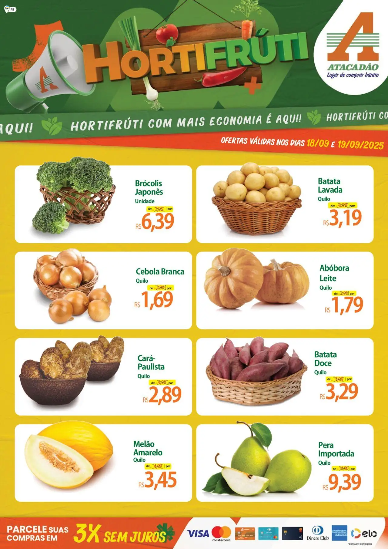 Atacadão folheto "Ofertas - PE" válido a partir de 18/09/2025 - número de página 1