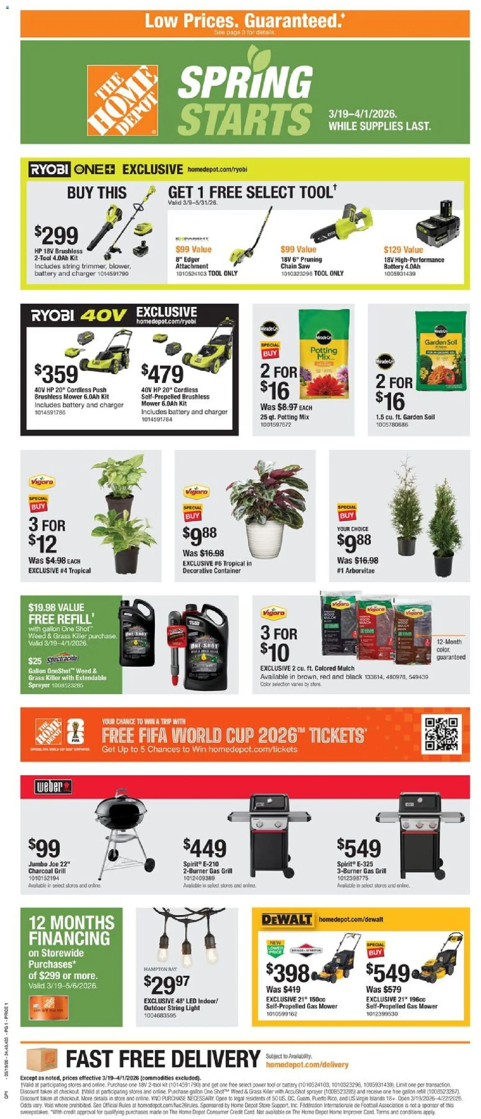 Ad Preview of Home Depot Home Depot Local Ad - PA from 03/19/2026