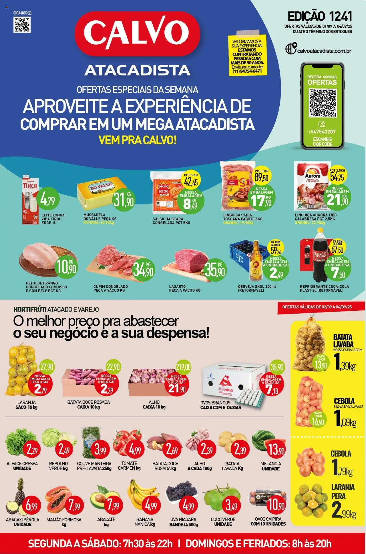 Calvo Atacadista folheto "Ofertas da semana" válido a partir de 01/09/2025 - número de página 1