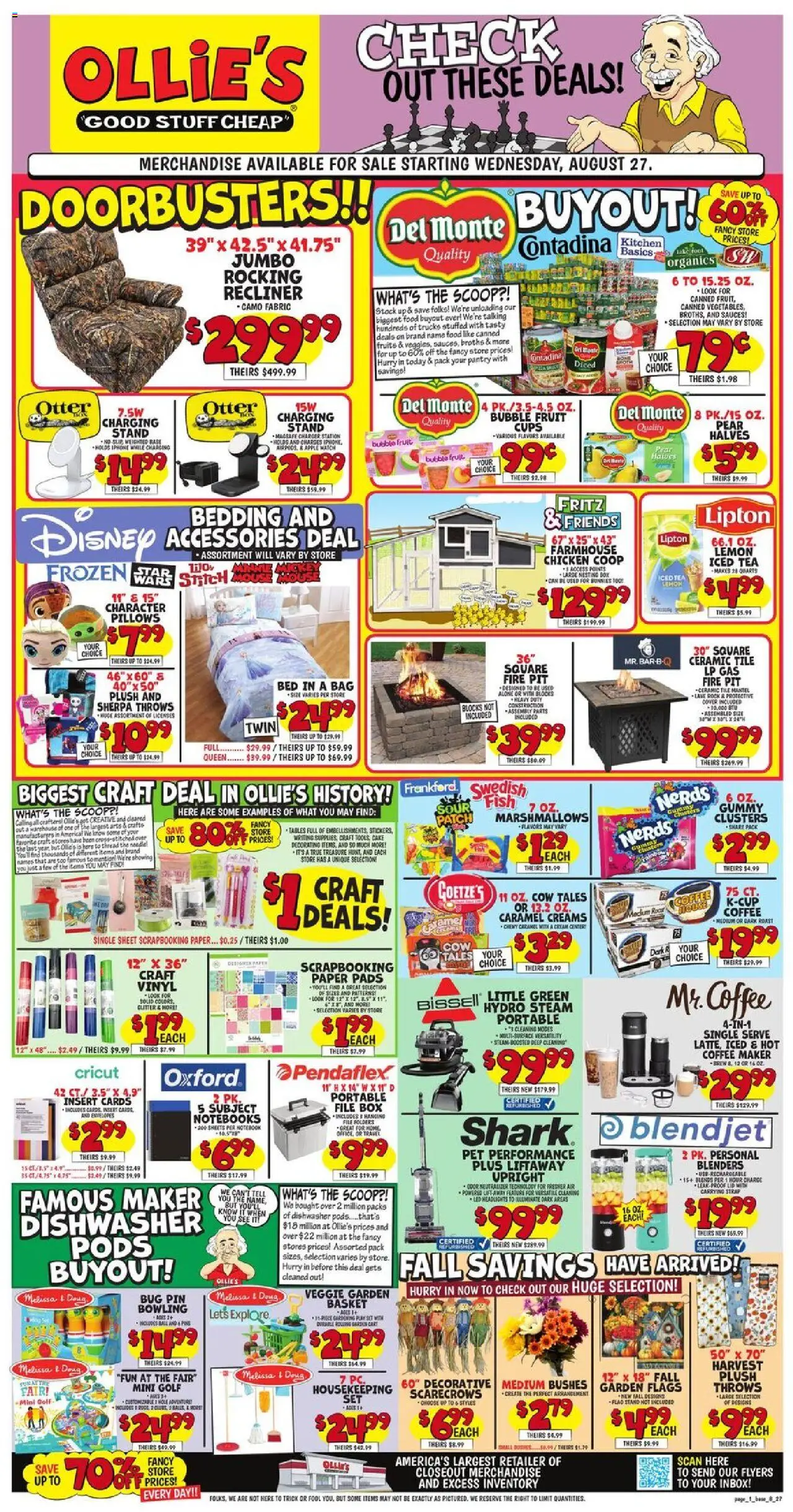 Ollie's Weekly Ad from 08/27/2025 - Flyer - Page number 1