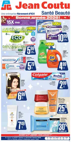 Preview of leaflet Santé beauté from shop Jean Coutu is valid from Dec 25, 2025
