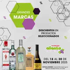 Vista previa las ofertas de la tienda Bodegas Alianza - Catálogo Grandes Marcas desde el 18/11/2025 