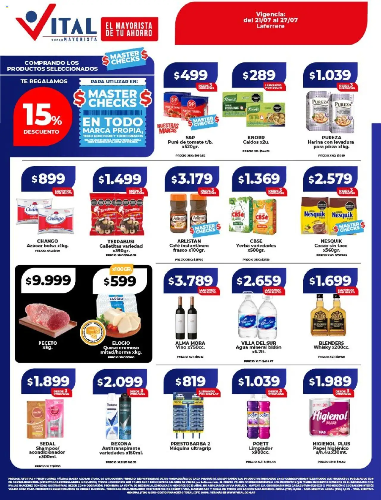 Vital Ofertas - Laferrere del 21/07/2025 >> Catálogo