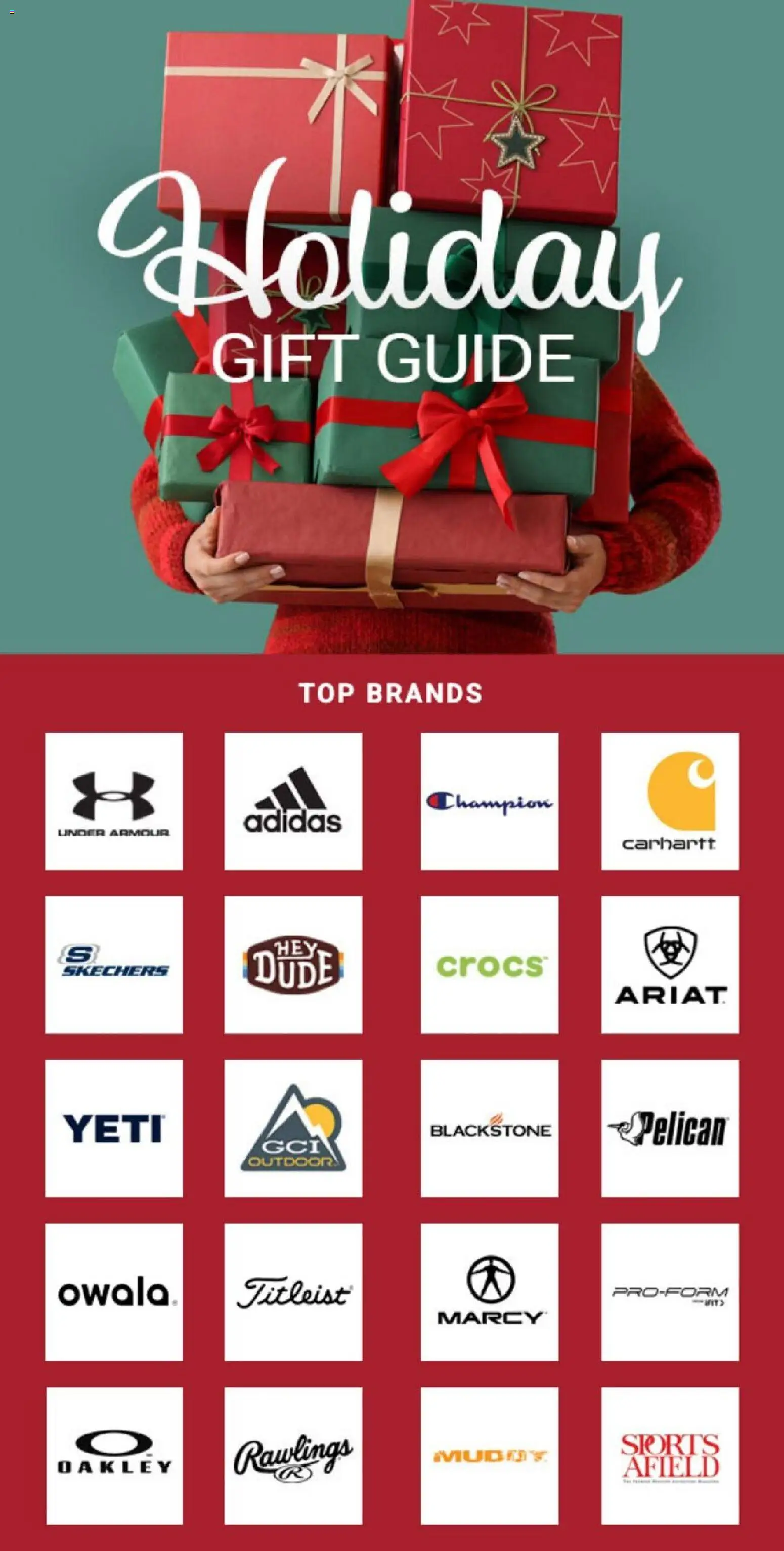 Ad Preview of Dunham's Sports Holiday Gift Guide from 11/06/2025