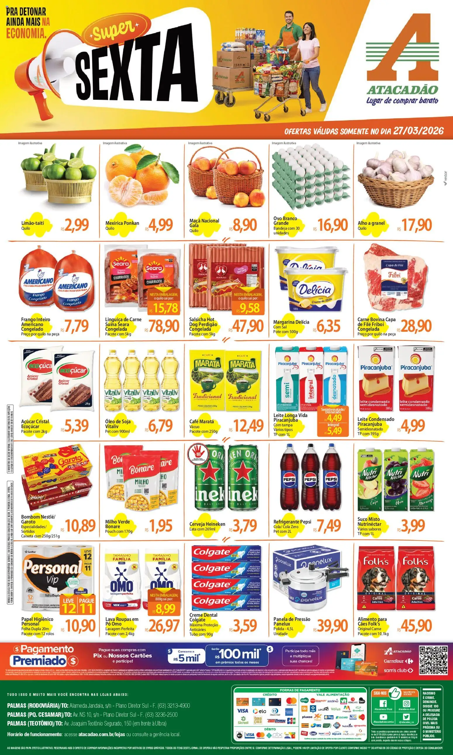 Pré-Visualização do folheto "Atacadão ofertas - TO" da loja Atacadão válido a partir de 27/03/2026