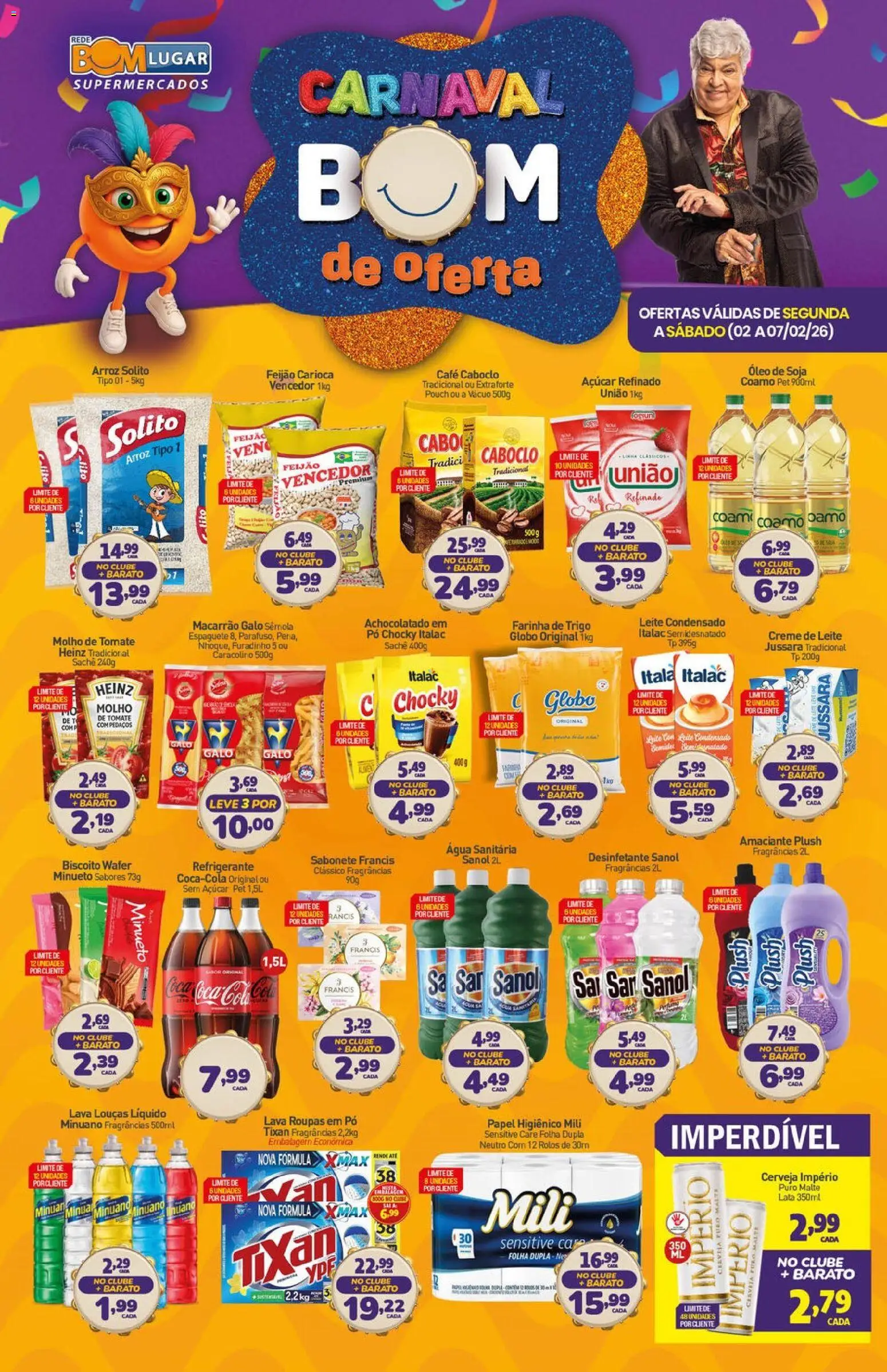Pré-Visualização do folheto "Ofertas da semana" da loja Rede Bom Lugar válido a partir de 02/02/2026