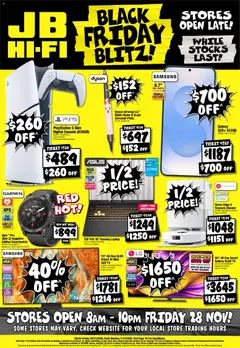 Preview of catalogue Black Friday Blitz Catalogue from shop JB Hi-Fi valid 28/11/2025