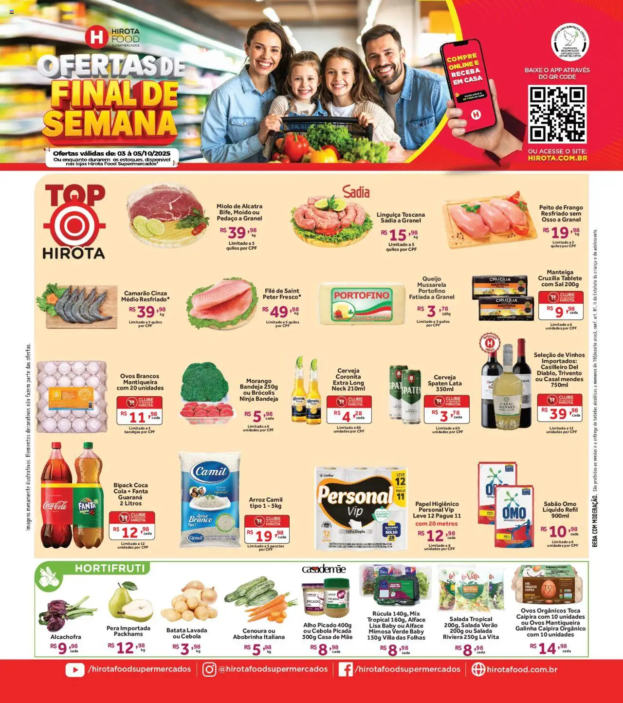 Hirota Food folheto "Ofertas Final de Semana" válido a partir de 03/10/2025 - número de página 1