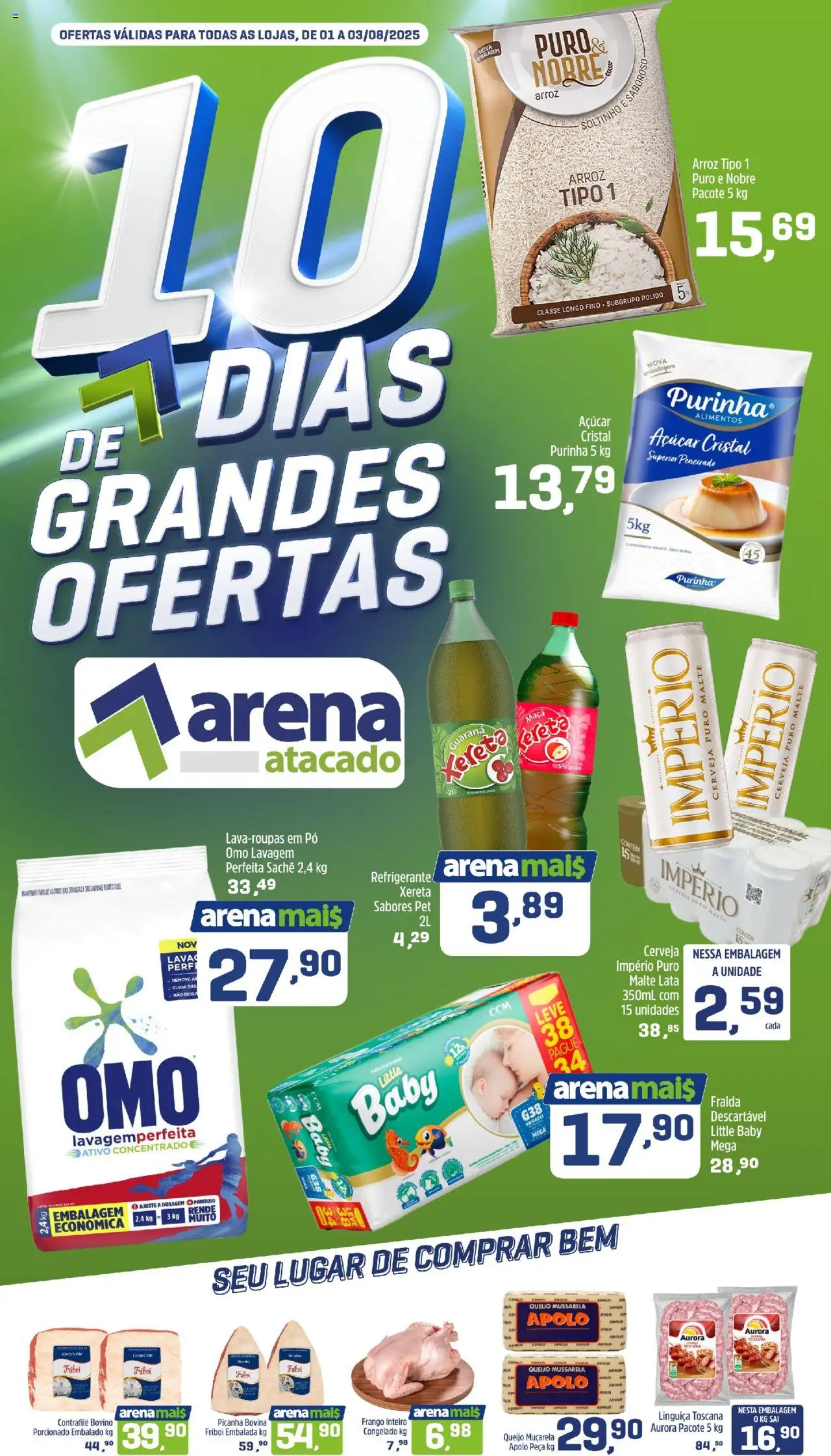 Arena Atacado folheto "Ofertas da semana" válido a partir de 01/08/2025 - número de página 1