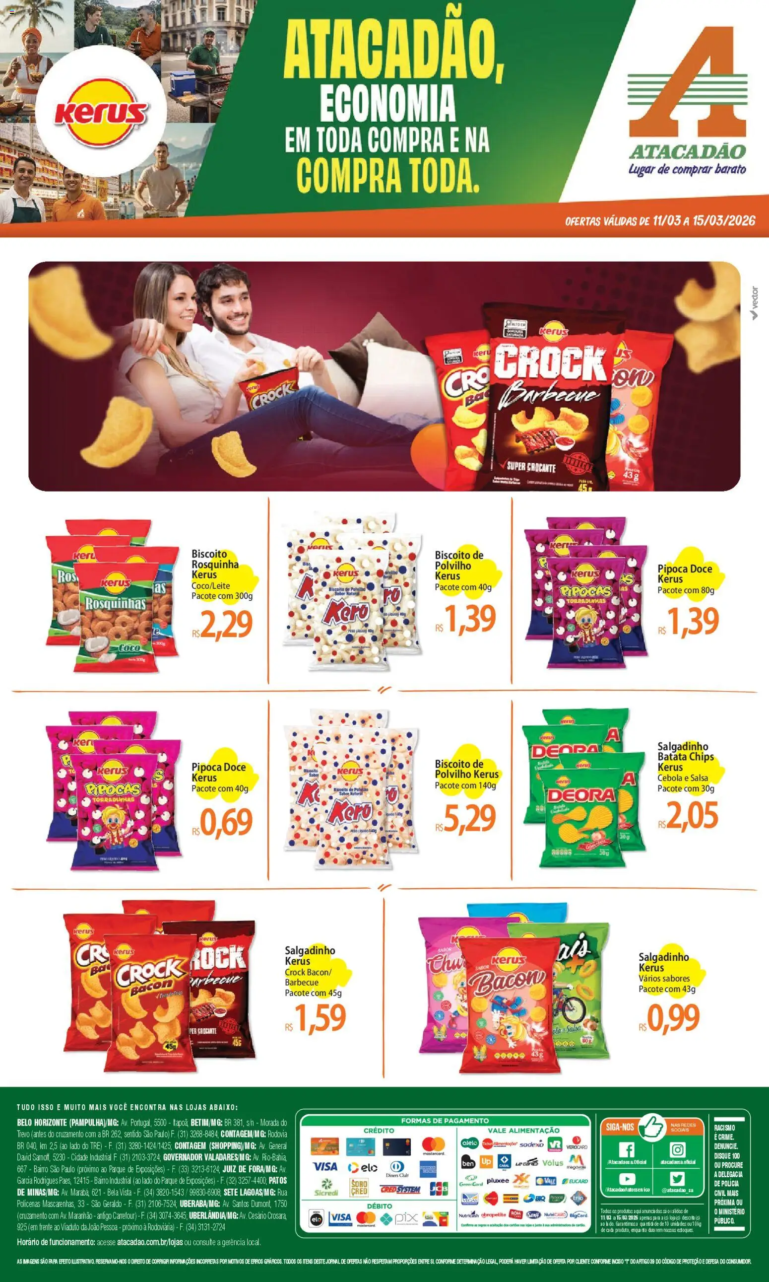 Pré-Visualização do folheto "Atacadão ofertas - MG" da loja Atacadão válido a partir de 11/03/2026