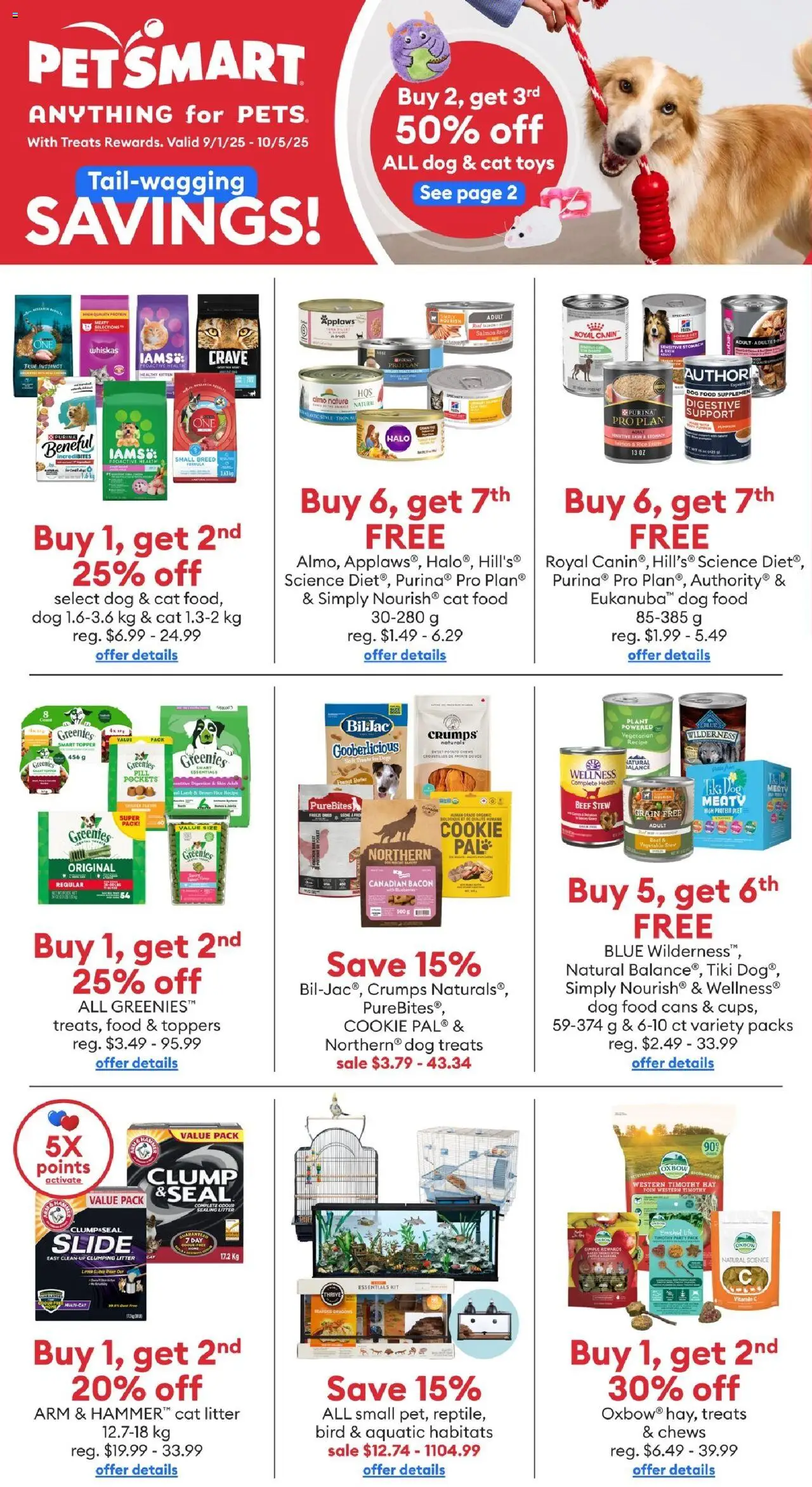 Petsmart flyer valid from Sep 01, 2025 - page number 1