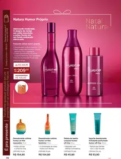 Pré-Visualização do folheto "Ciclo 19/2025" da loja Natura válido a partir de 26/11/2025 | Página: 70