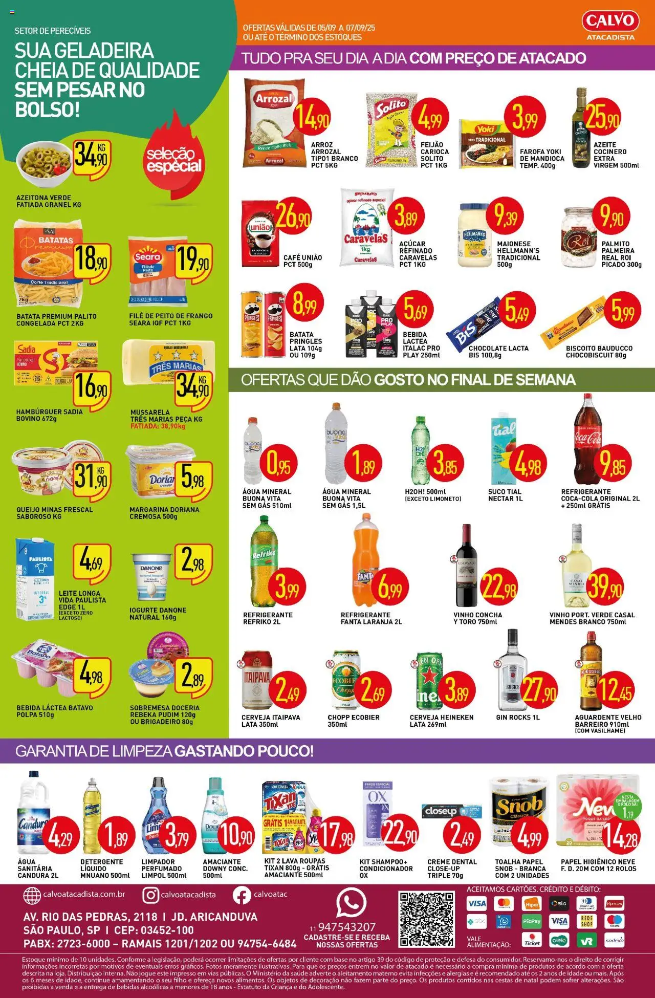 Calvo Atacadista folheto "Ofertas da semana" válido a partir de 06/09/2025 - número de página 1