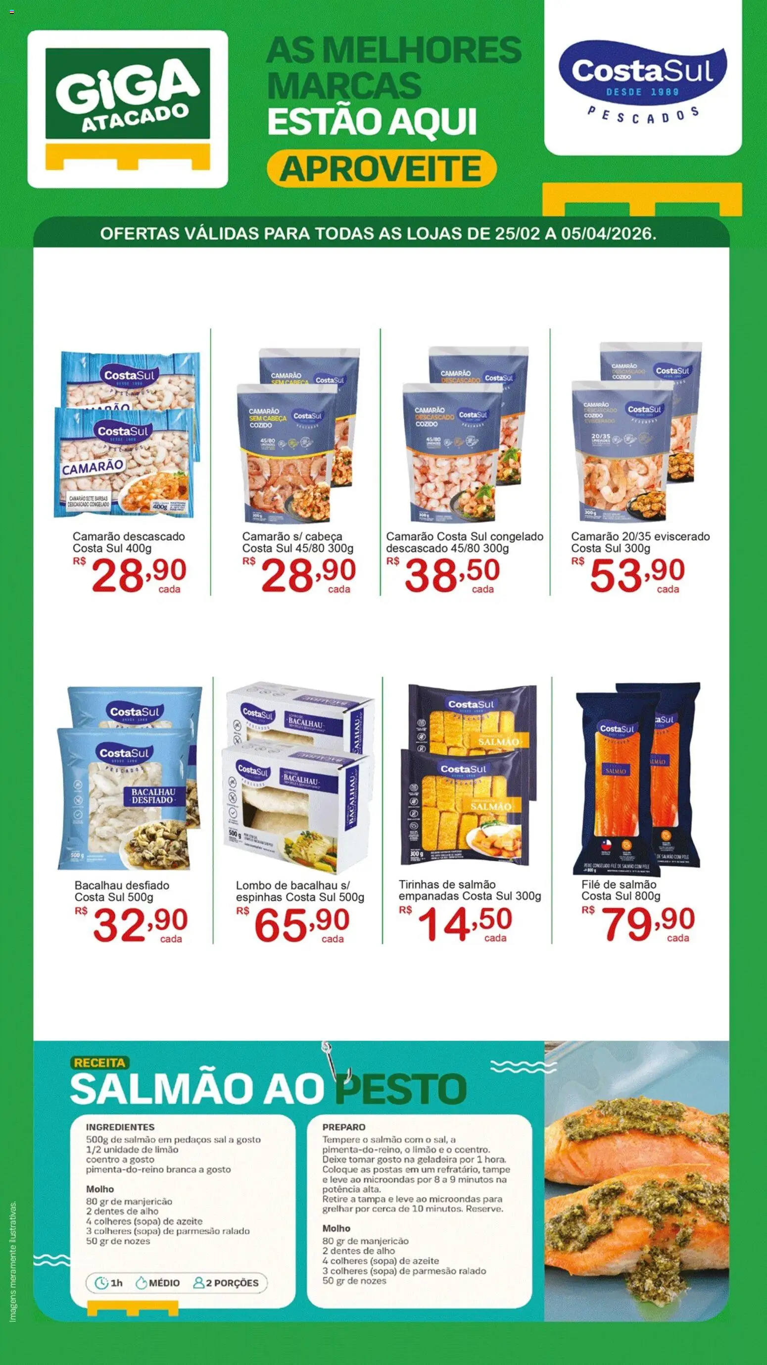 Pré-Visualização do folheto "GIGA Atacado ofertas Costa Sul" da loja GIGA Atacado válido a partir de 25/02/2026