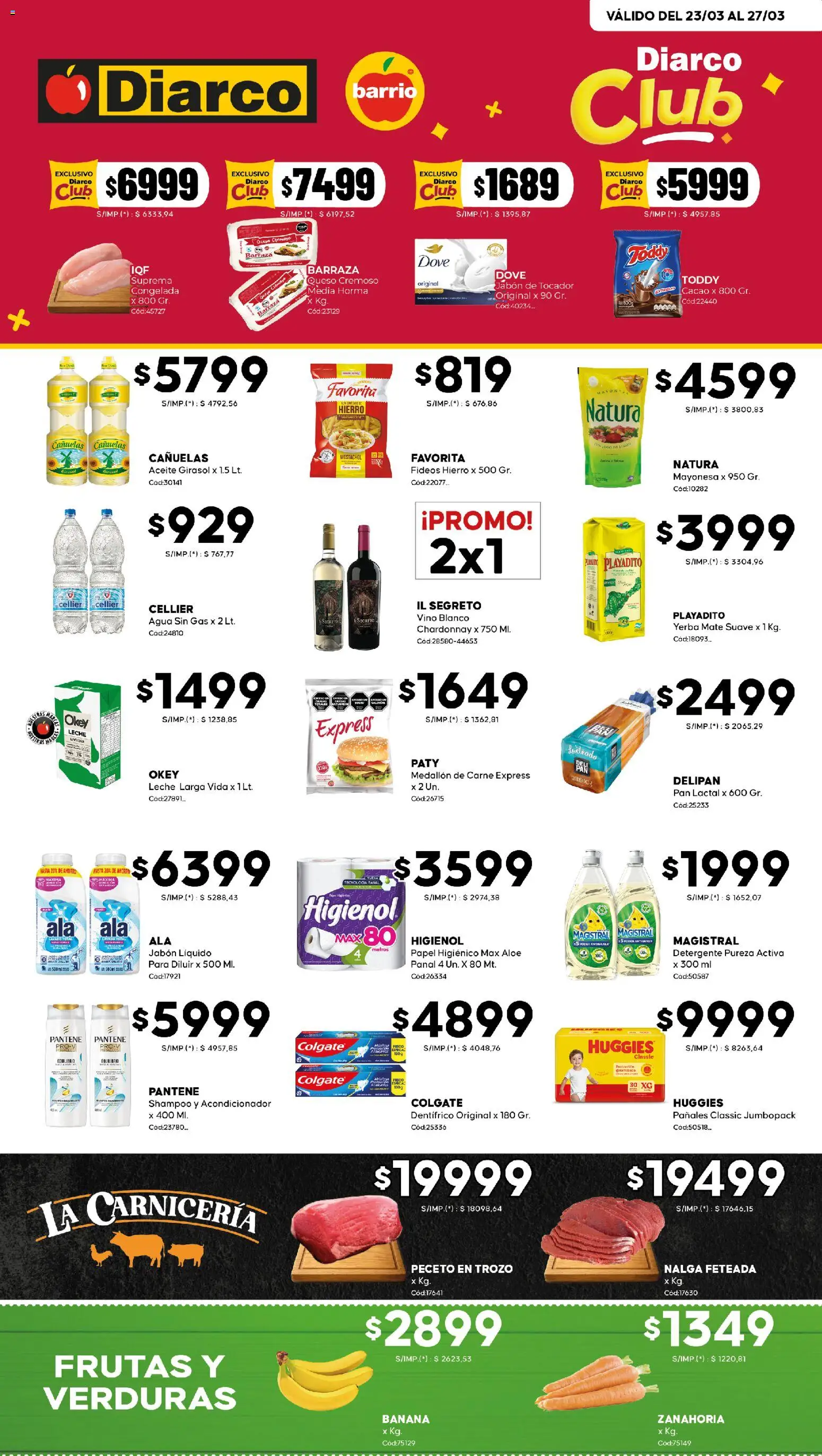 Vista previa del folleto de la tienda Diarco válido desde el 23/03/2026 