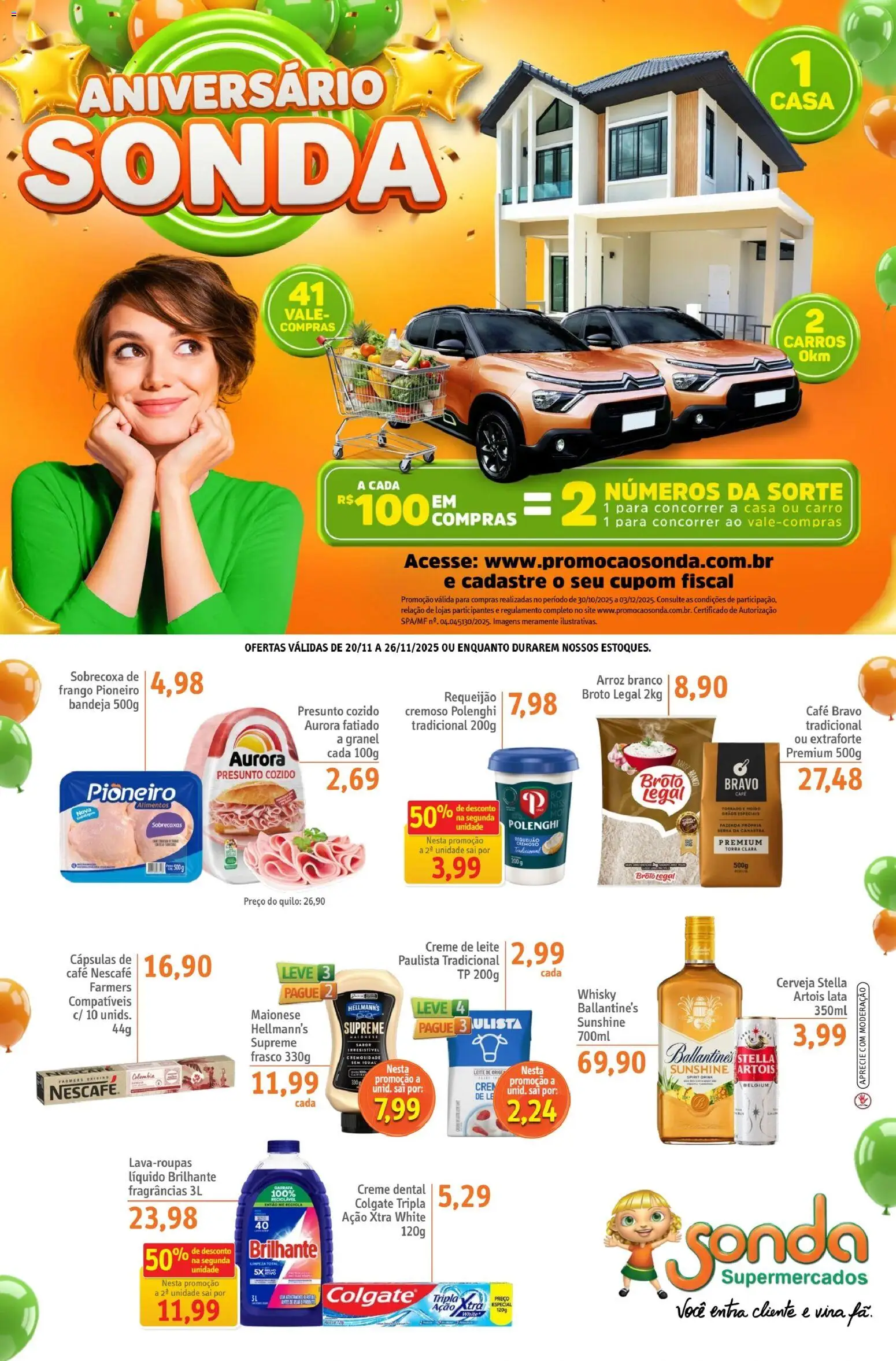 Pré-Visualização do folheto "Ofertas da semana" da loja Sonda válido a partir de 20/11/2025