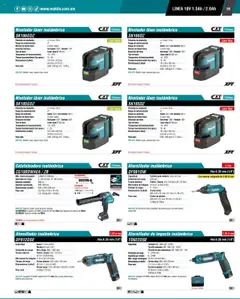 Vista previa las ofertas de la tienda Makita - Catálogo desde el 04/09/2025 | Página: 69
