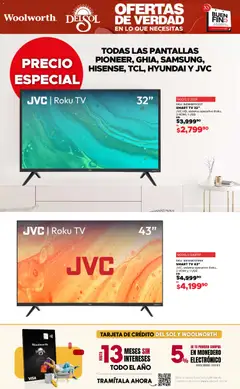 Vista previa las ofertas de la tienda Del Sol y Woolworth - Buen Fin desde el 13/11/2025 | Página: 17