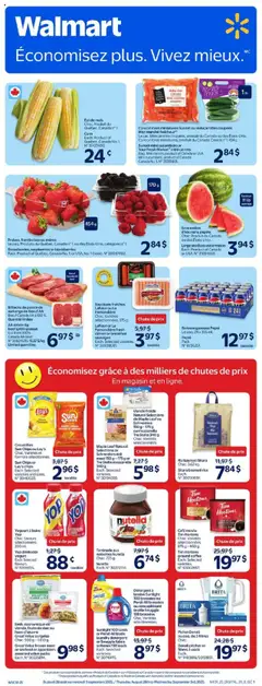 Un aperçu du dépliant Circulaire du magasin Walmart est valide à partir 28 août 2025