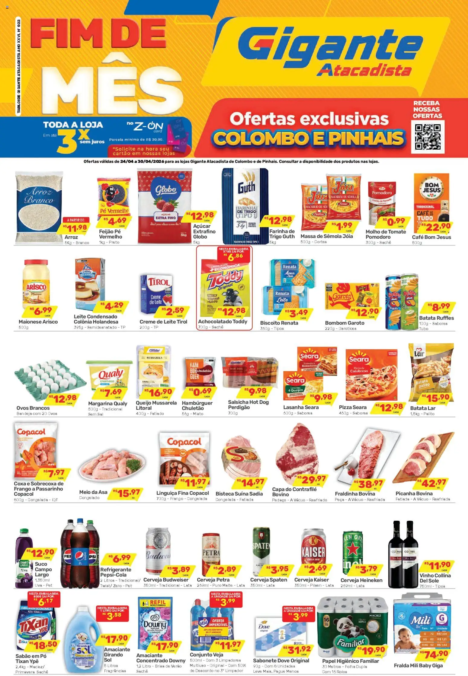 Pré-Visualização do folheto "Gigante Atacadista - Ofertas da semana" da loja Gigante Atacadista válido a partir de 24/04/2026