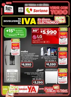 Vista previa las ofertas de la tienda Soriana - Buen Fin Mercado Frontera desde el 13/11/2025 