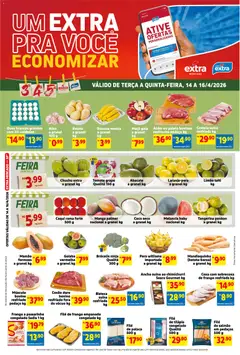 Pré-Visualização do folheto "Extra ofertas de Mercado Terça e Quinta" da loja Extra válido a partir de 14/04/2026