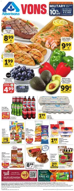 Ad Preview of Vons Weekly Ad from 11/05/2025