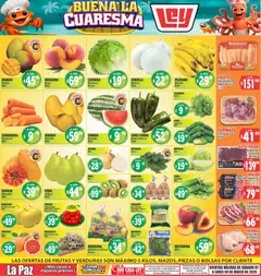 Vista previa las ofertas de la tienda Casa Ley - Casa Ley folleto Las ofertas de frutas y verdunas La Paz desde el 07/03/2026 