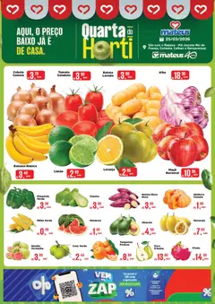 Pré-Visualização do folheto "Mateus ofertas Quarta do Hortifruti" da loja Mateus válido a partir de 25/03/2026
