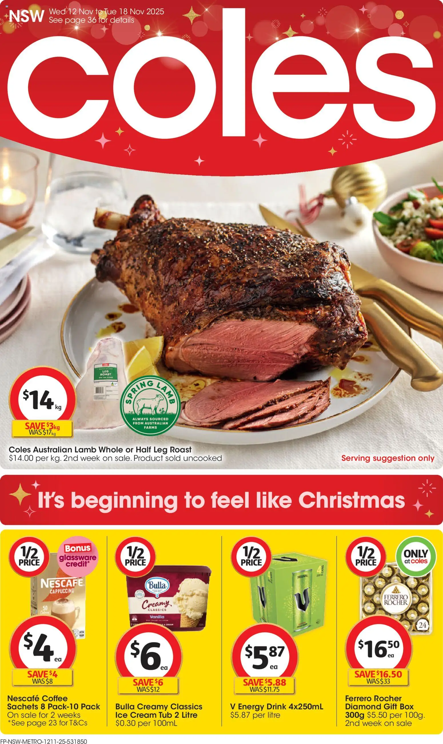 Preview of catalogue Catalogue from shop Coles valid 12/11/2025