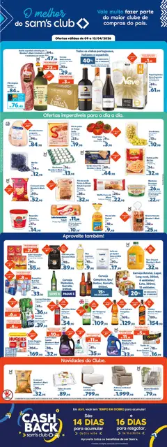 Pré-Visualização do folheto "Sam's Club ofertas FDS" da loja Sam's Club válido a partir de 09/04/2026