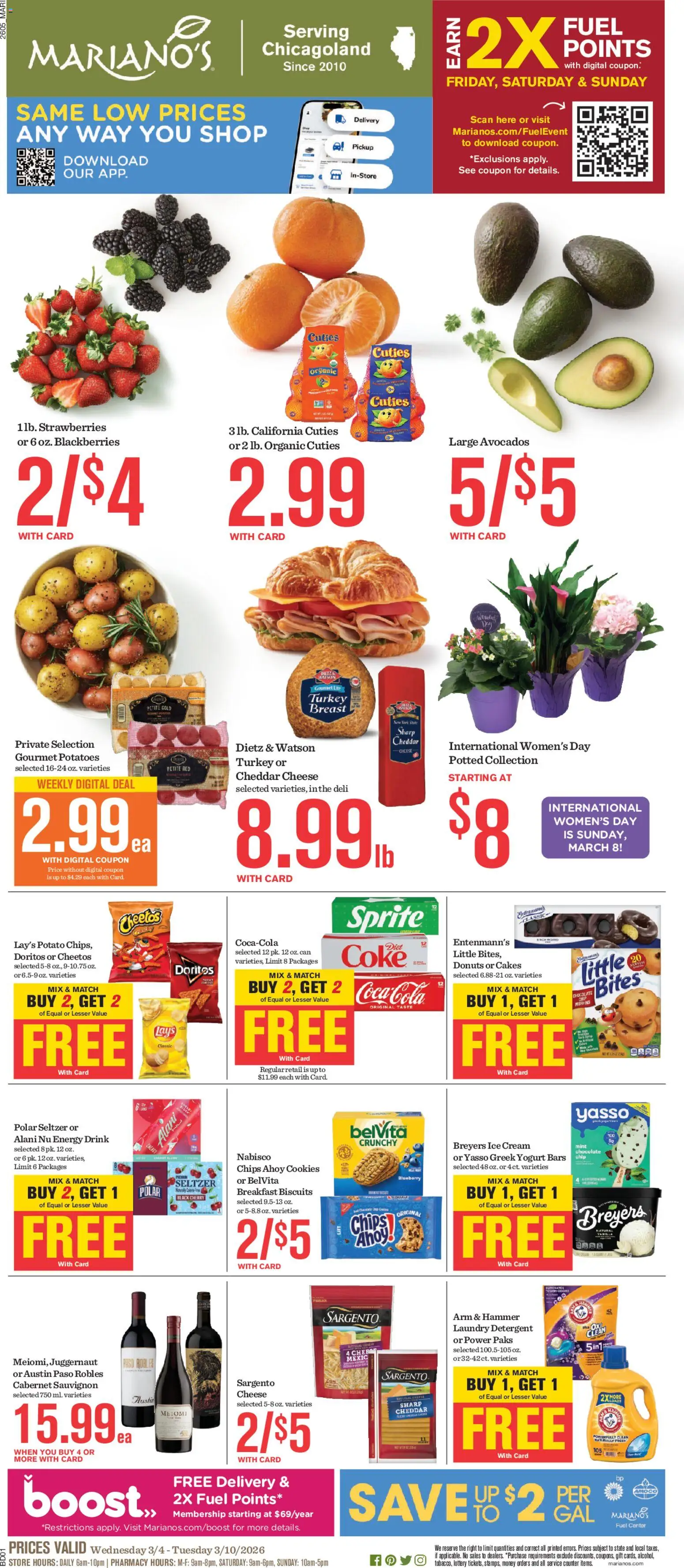 Ad Preview of Mariano's Mariano's Weekly Ad from 03/04/2026