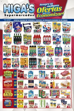 Pré-Visualização do folheto "Ofertas da semana" da loja Higa's Supermercado válido a partir de 10/09/2025