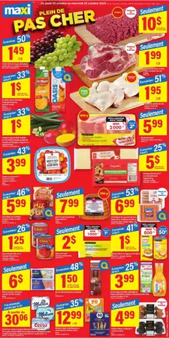 Preview of leaflet Weekly flyer / circulaire from shop Maxi is valid from Oct 23, 2025