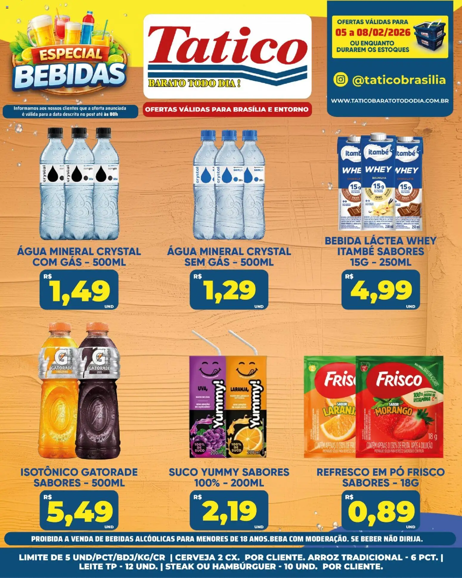 Pré-Visualização do folheto "Ofertas Fim de Semana" da loja Tatico válido a partir de 05/02/2026