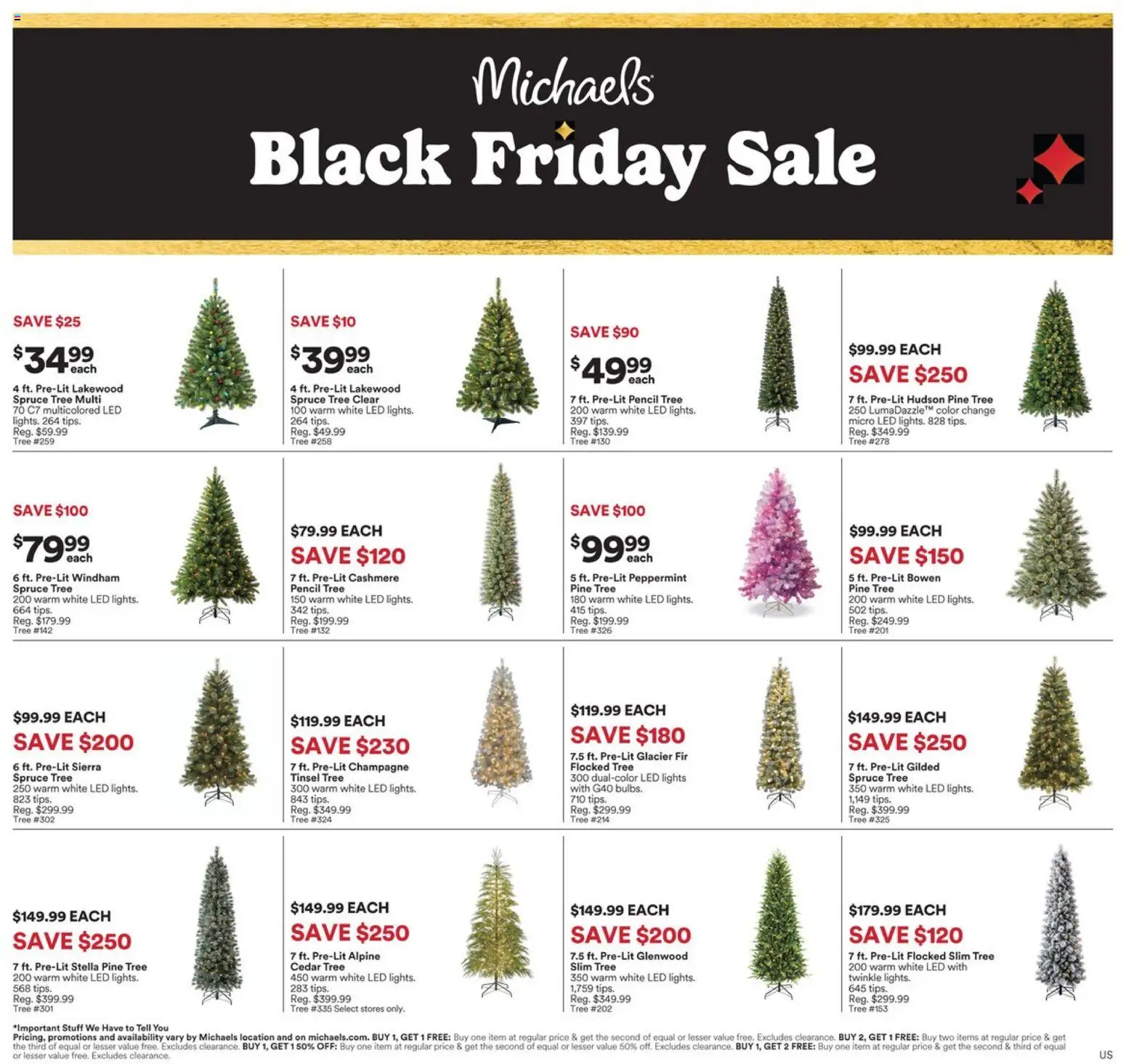 Preview of leaflet Black Friday from shop Michaels is valid from Nov 21, 2025