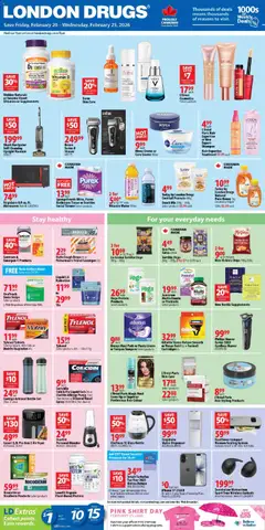 Preview of leaflet Weekly flyer / circulaire from shop London Drugs is valid from Feb 20, 2026